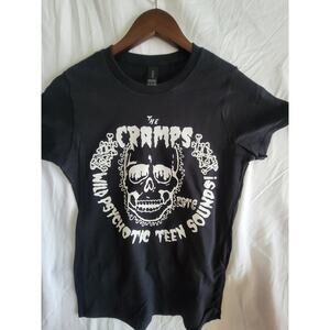 the cramps band t shirt Ladies Small Black